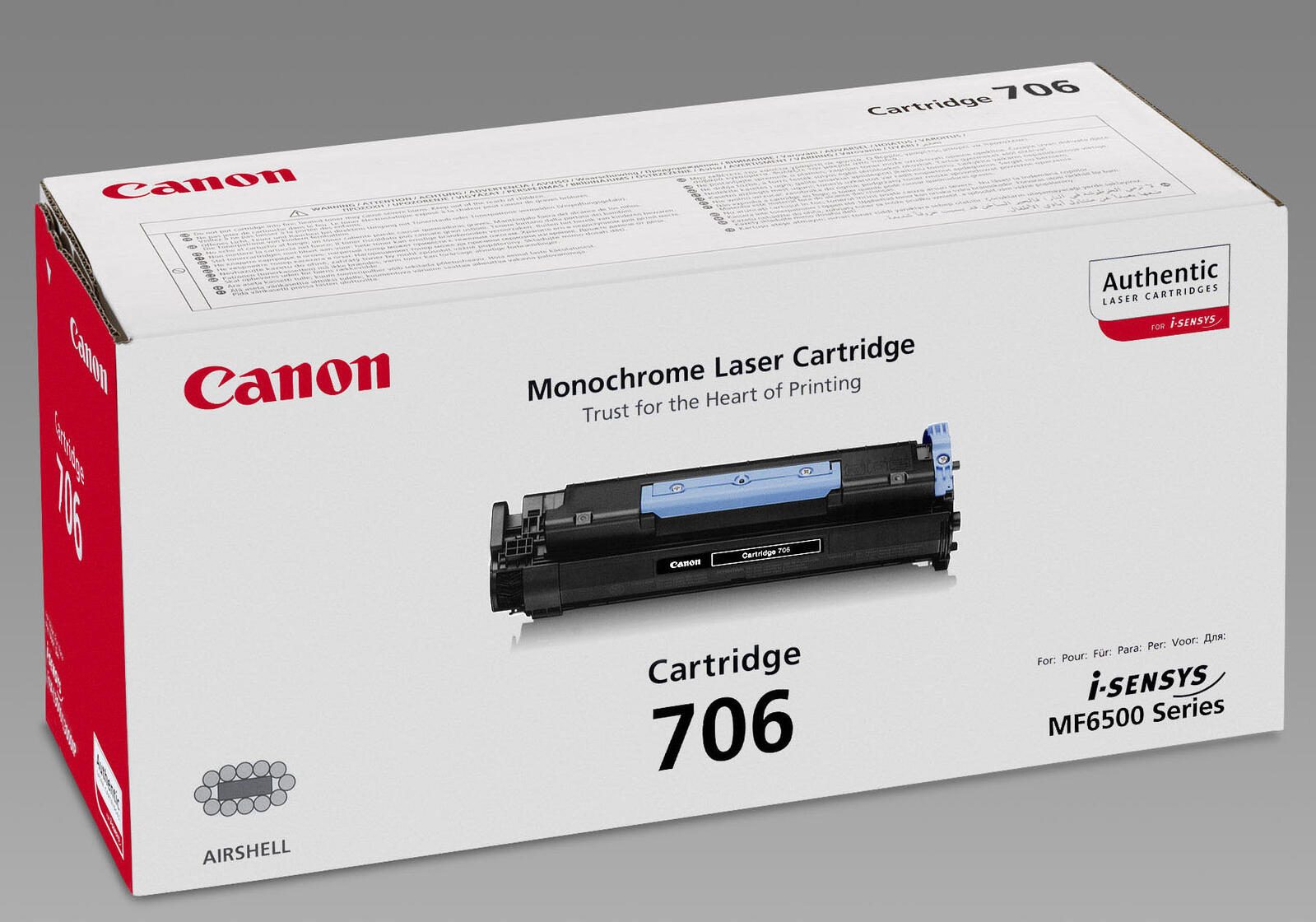 Canon Original Toner 706BK schwarz 5.000 Seiten (0264B002)
