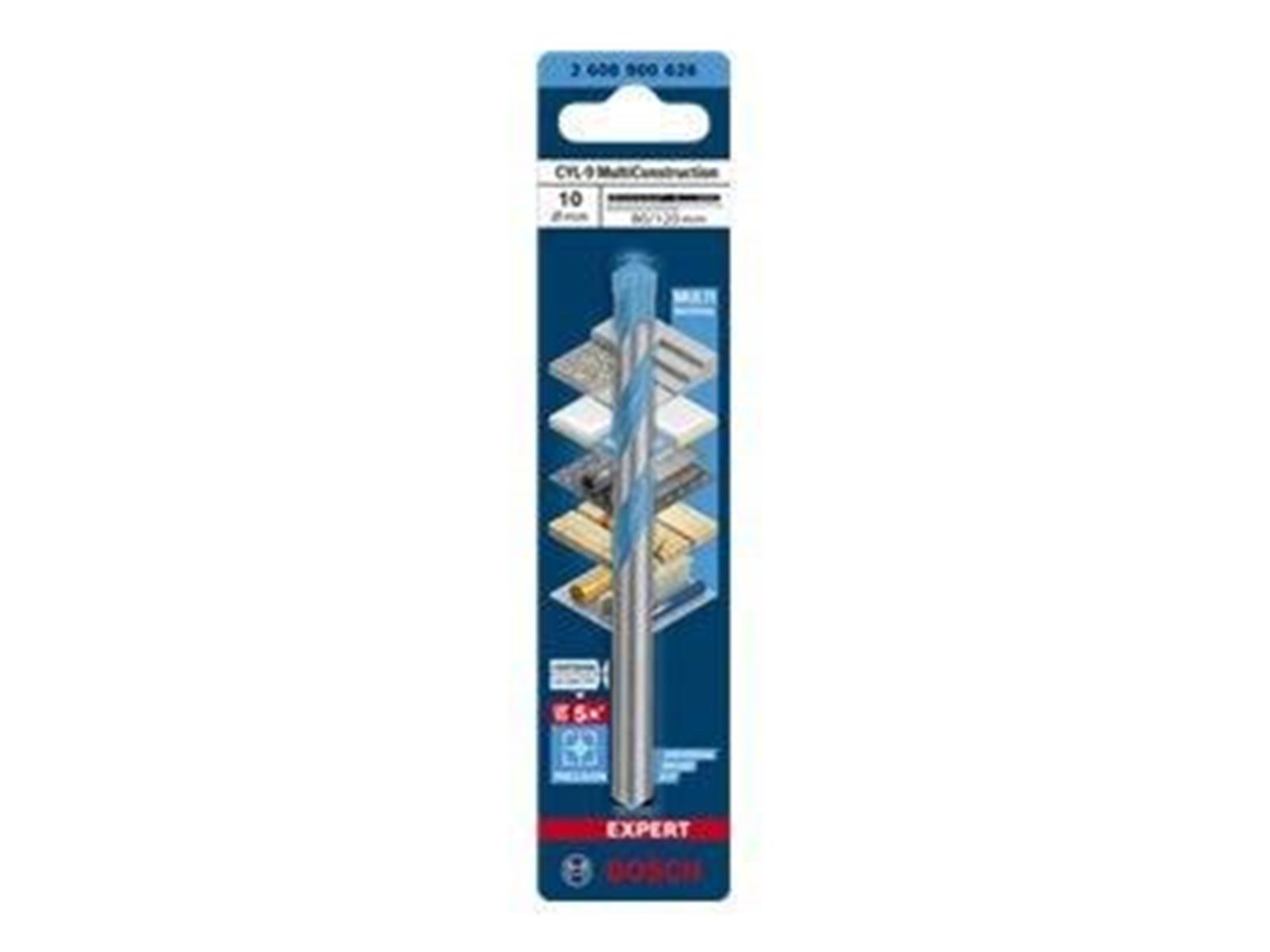 Bosch BOR CYL MULTICONSTRUCTION 10X120MM