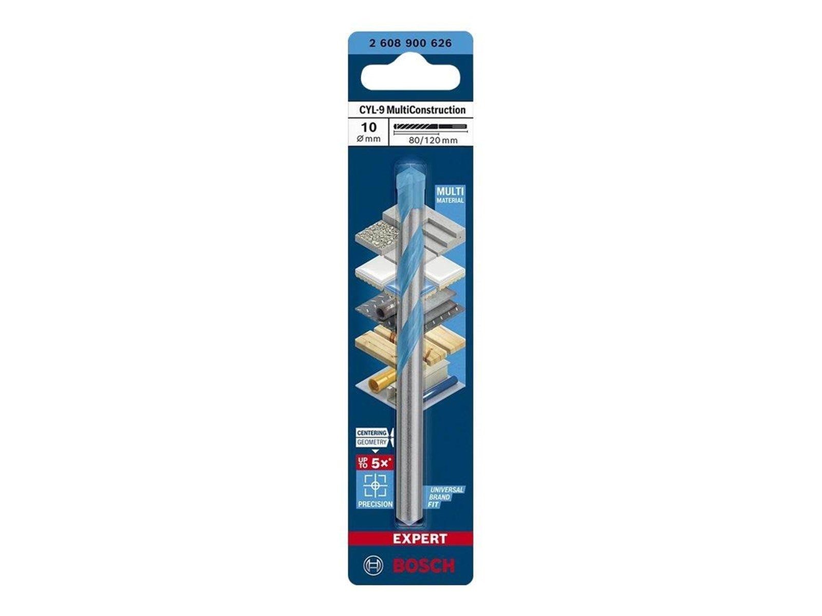 Bosch BOR CYL MULTICONSTRUCTION 10X120MM