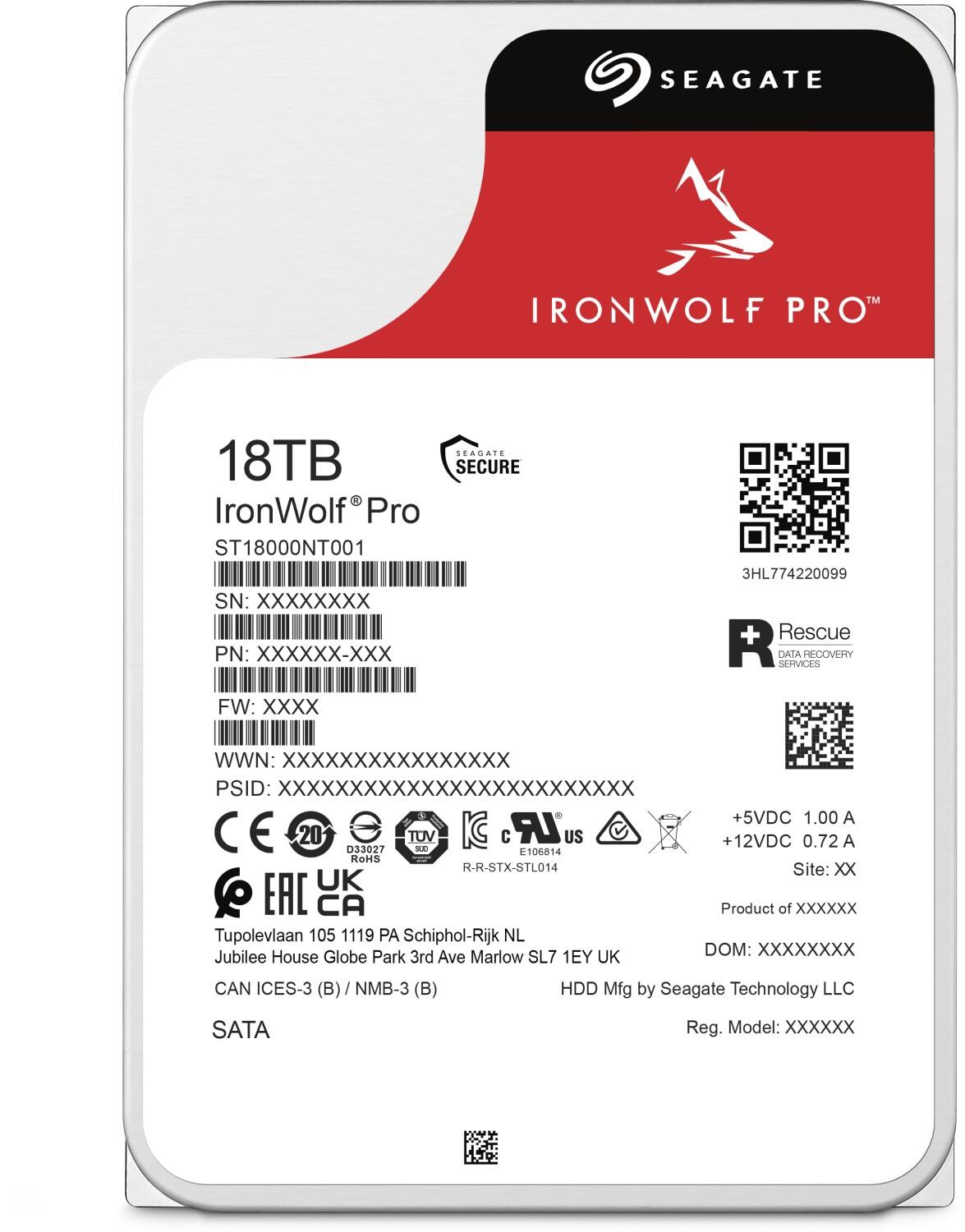 Seagate IronWolf® Pro - 18 TB