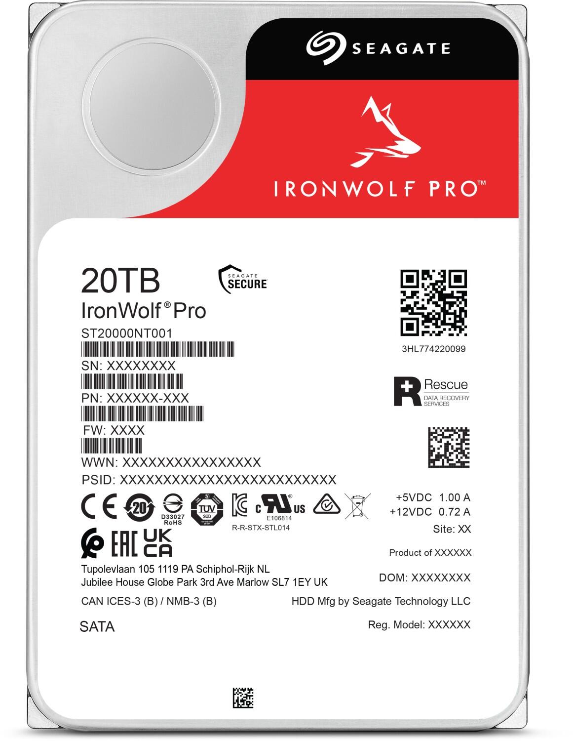 Seagate IronWolf® Pro - 20 TB