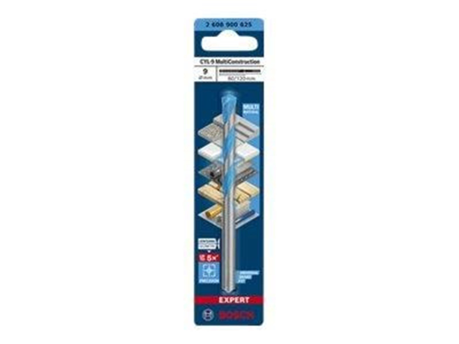 Bosch BOR CYL MULTICONSTRUCTION 9X120MM