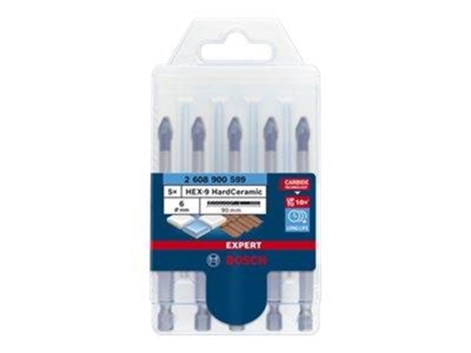 Bosch BOR HEX HARDCERAMIC 6X90MM 5 STK