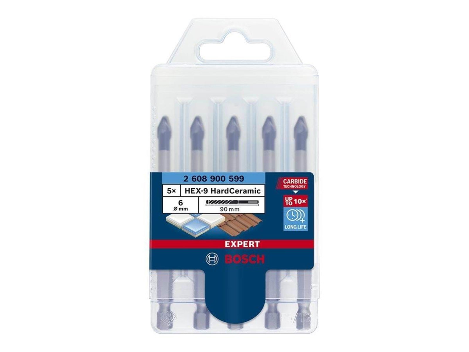 Bosch BOR HEX HARDCERAMIC 6X90MM 5 STK