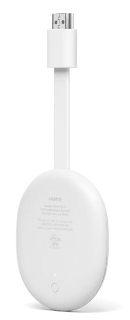 Google Chromecast mit Google TV, weiß (HDR)