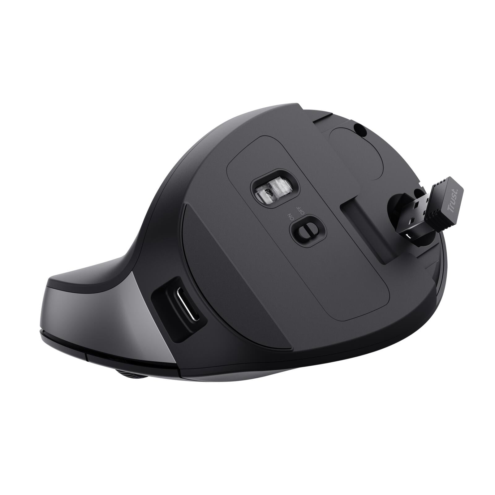 Trust Bayo II Ergonomische kabellose Maus - Schwarz