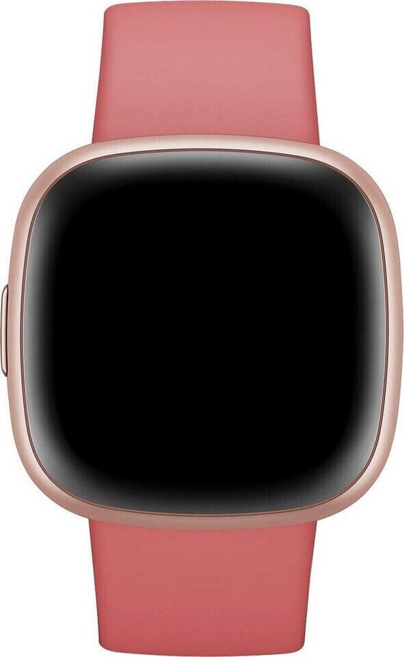 Fitbit Versa 4 Fitness-Smartwatch, Sand/Copper Rose