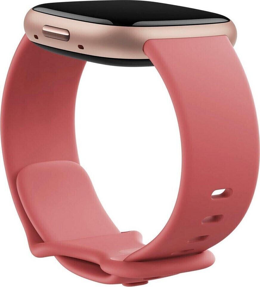 B-WARE Fitbit Versa 4 Fitness-Smartwatch, Sand/Copper Rose