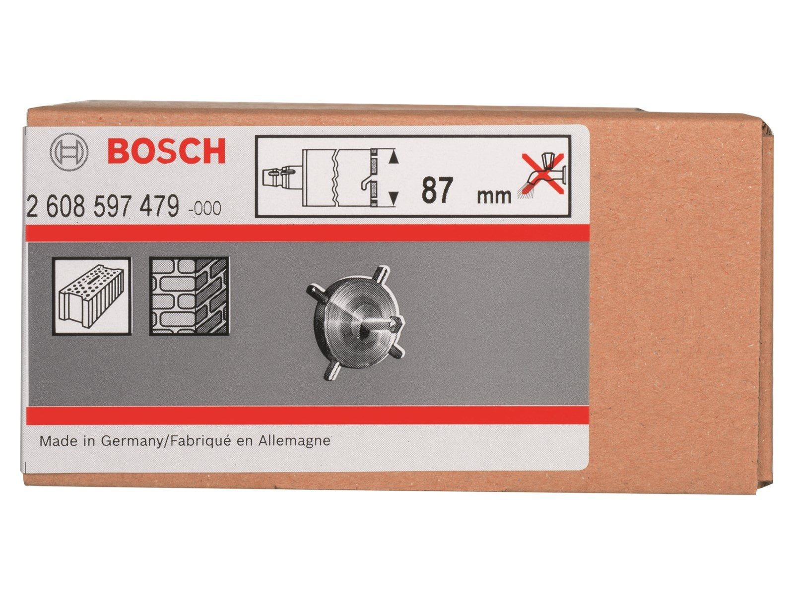 Bosch CENTRERINGSKRYDS 87MM TIL TÃ˜RBOR/DÃ…SEFS