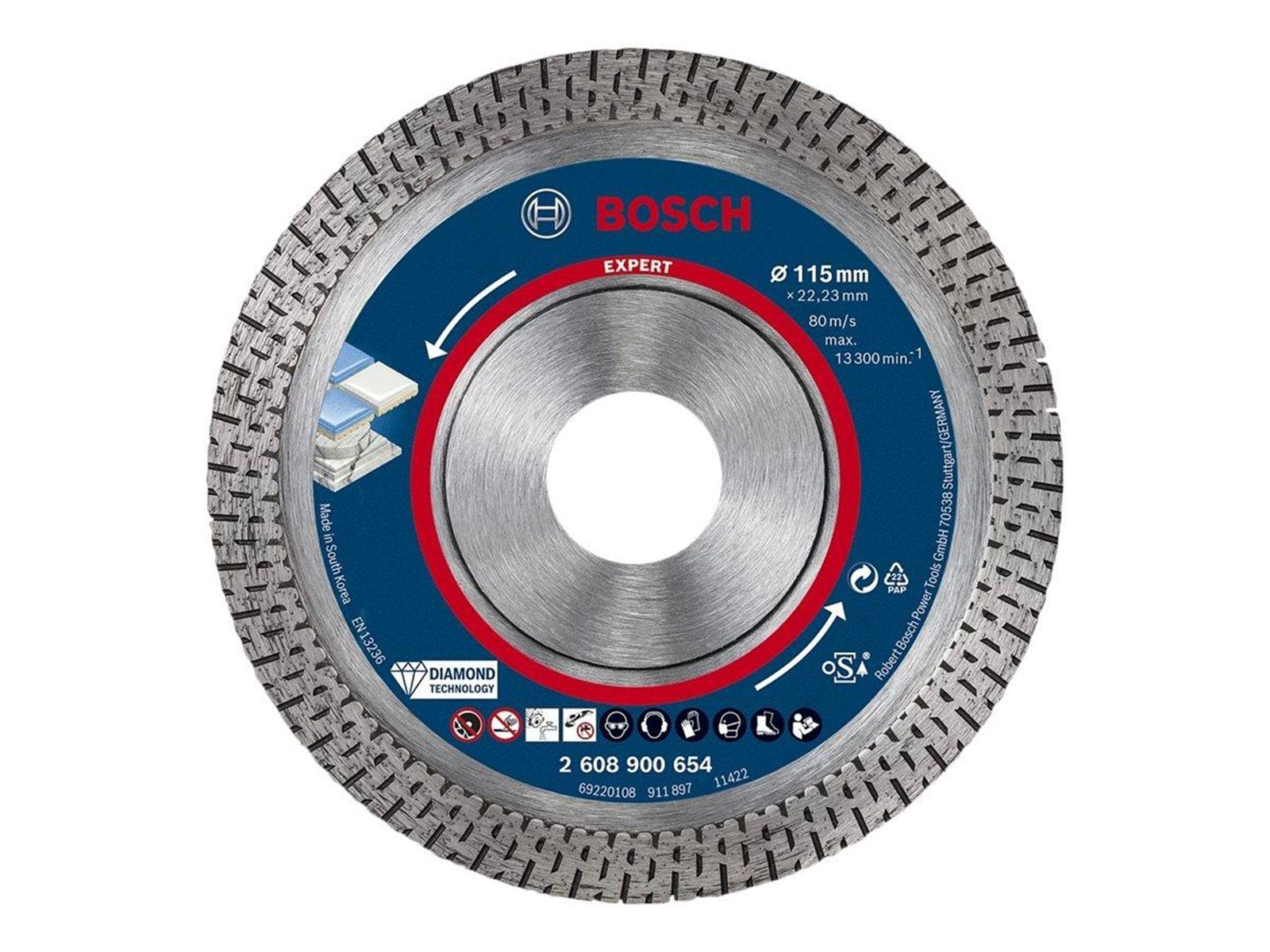 Bosch DIAMANTSKÃ†RESKIVE HARDCERAMIC 115MM