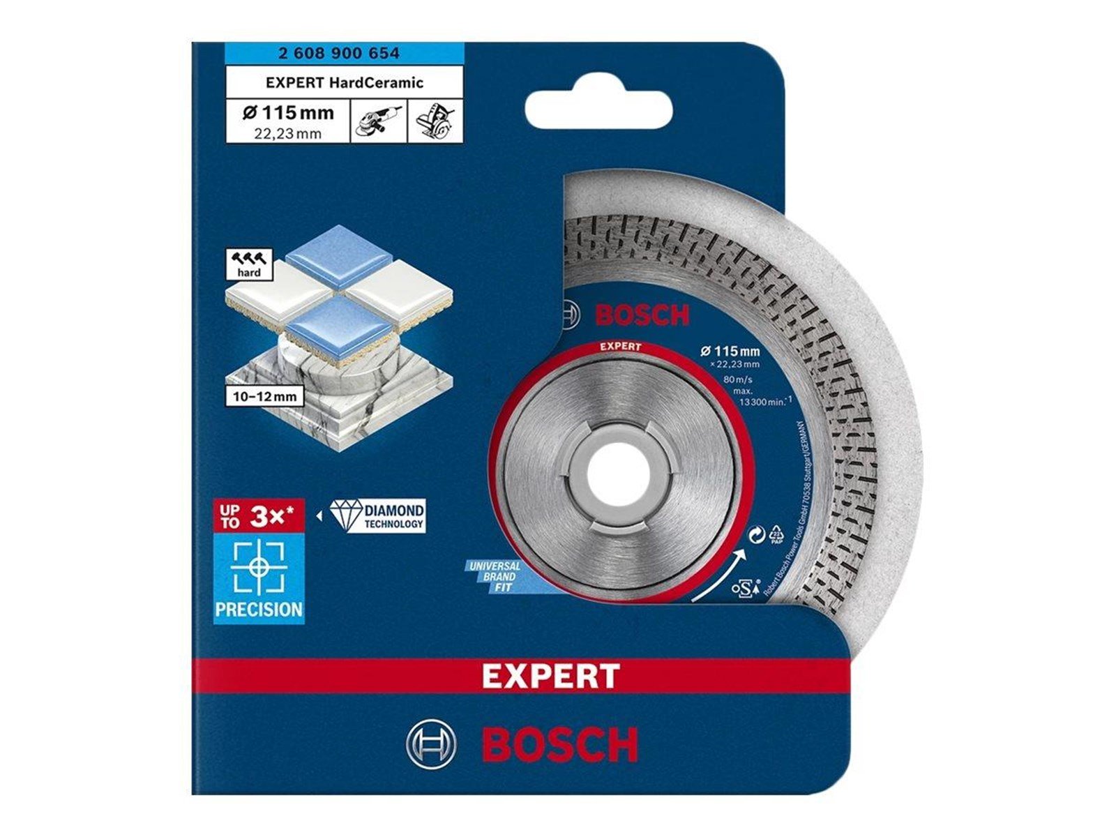 Bosch DIAMANTSKÃ†RESKIVE HARDCERAMIC 115MM