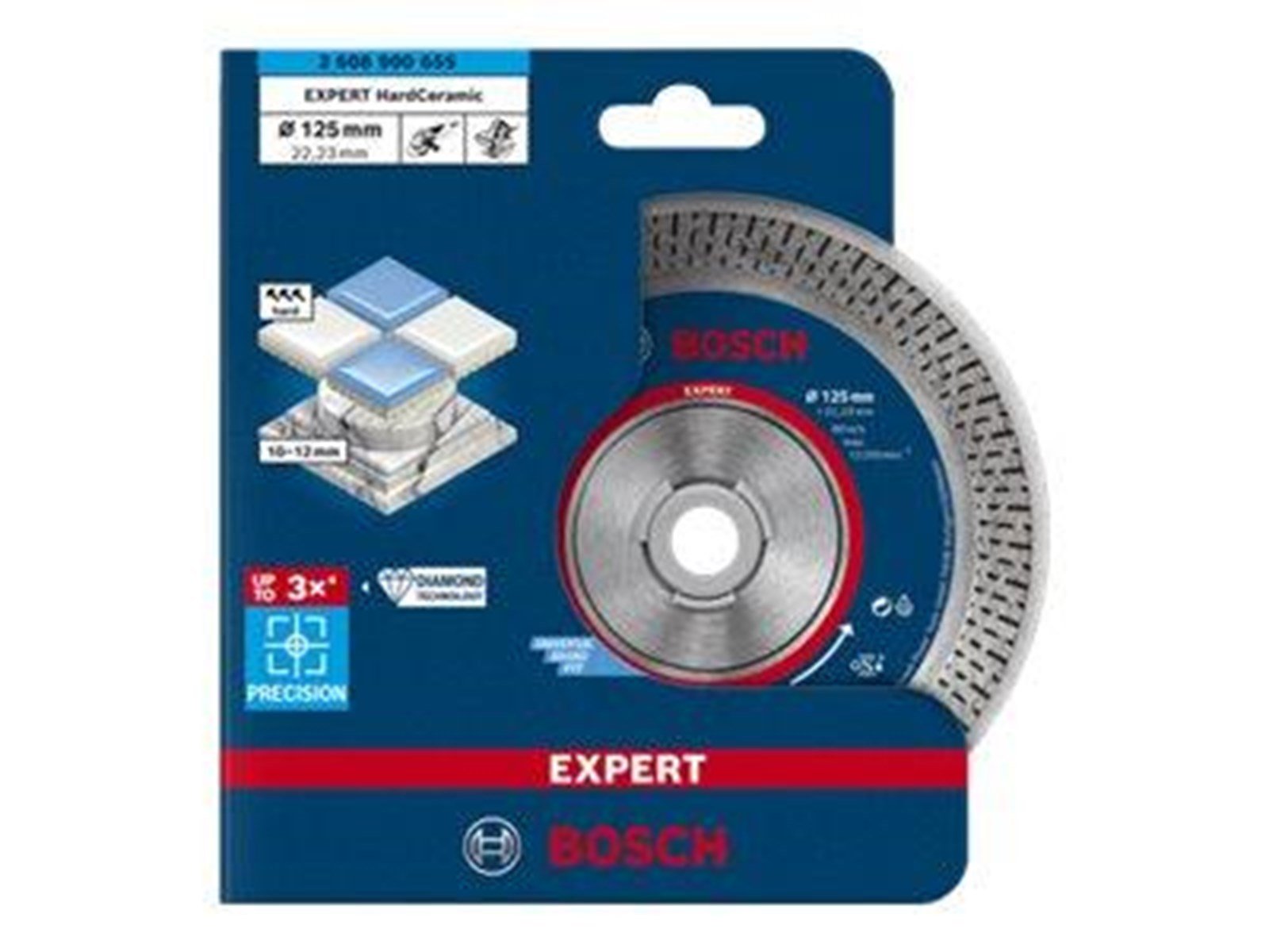 Bosch DIAMANTSKÃ†RESKIVE HARDCERAMIC 125MM