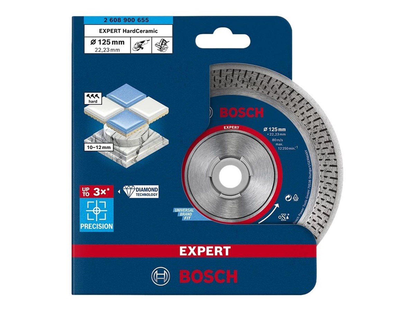 Bosch DIAMANTSKÃ†RESKIVE HARDCERAMIC 125MM