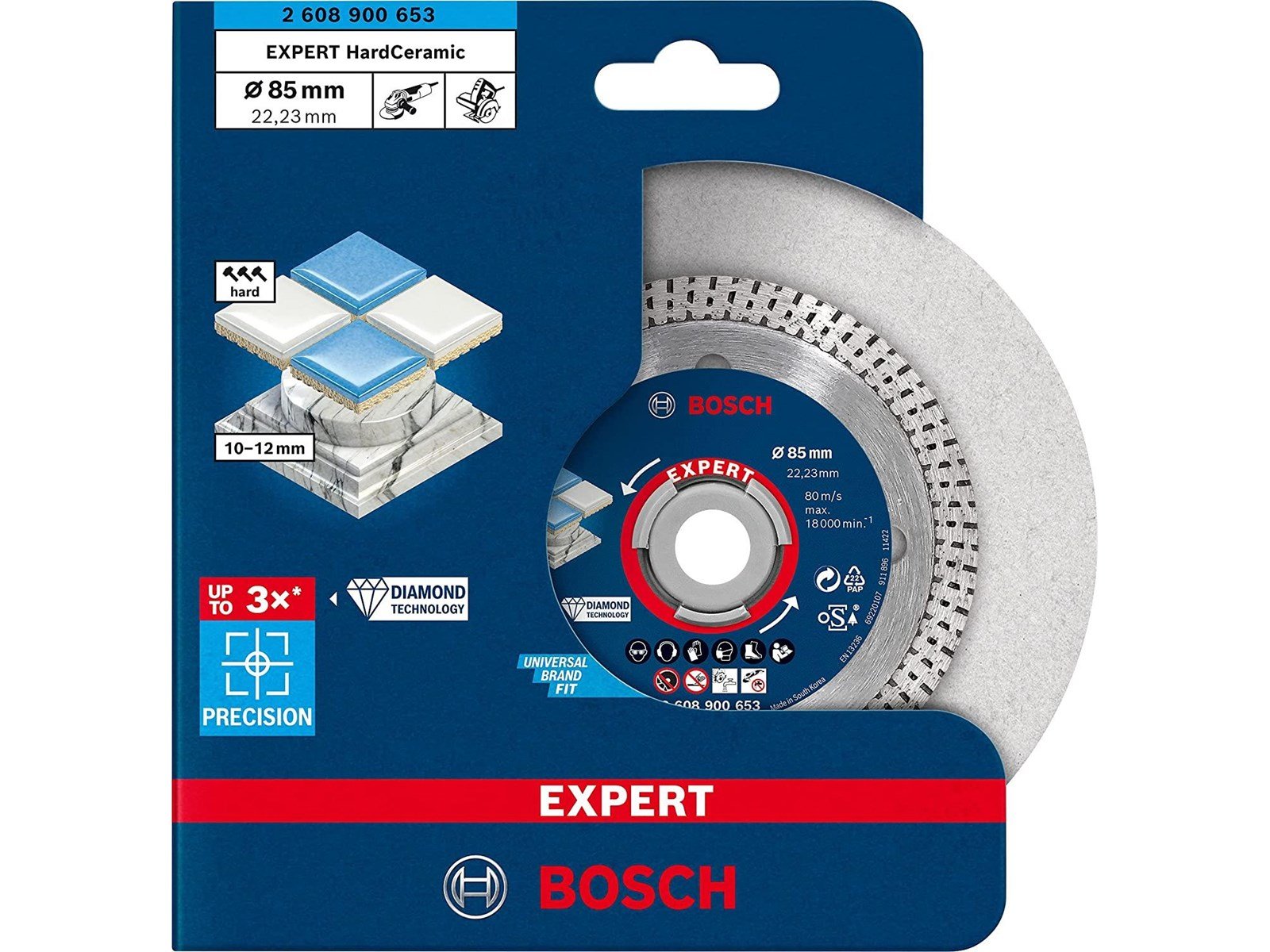 Bosch DIAMANTSKÃ†RESKIVE HARDCERAMIC 85MM