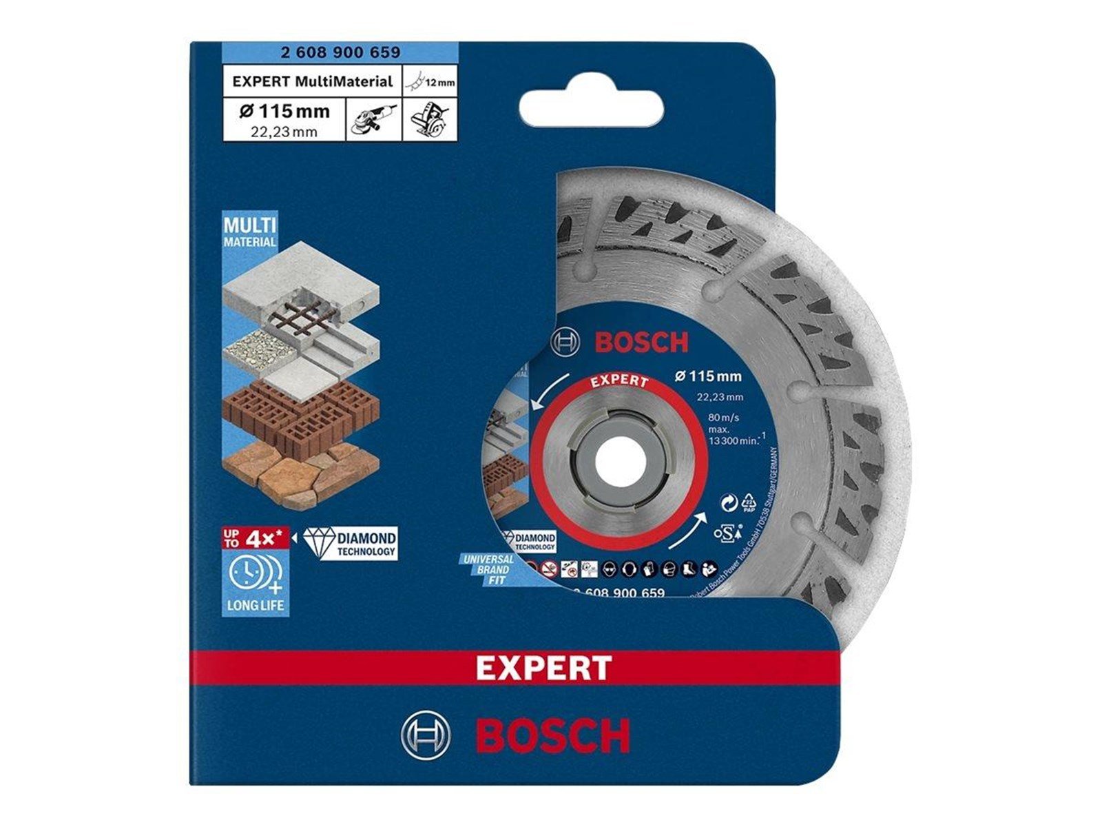 Bosch DIAMANTSKÃ†RESKIVE MULTI 115MM