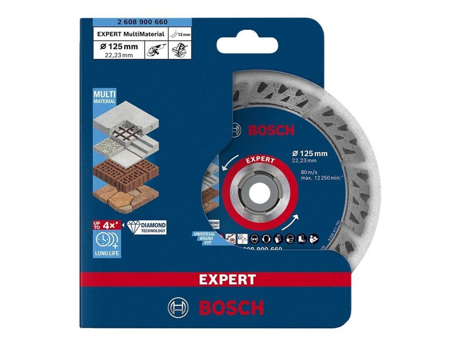 Bosch DIAMANTSKÃ†RESKIVE MULTI 125MM