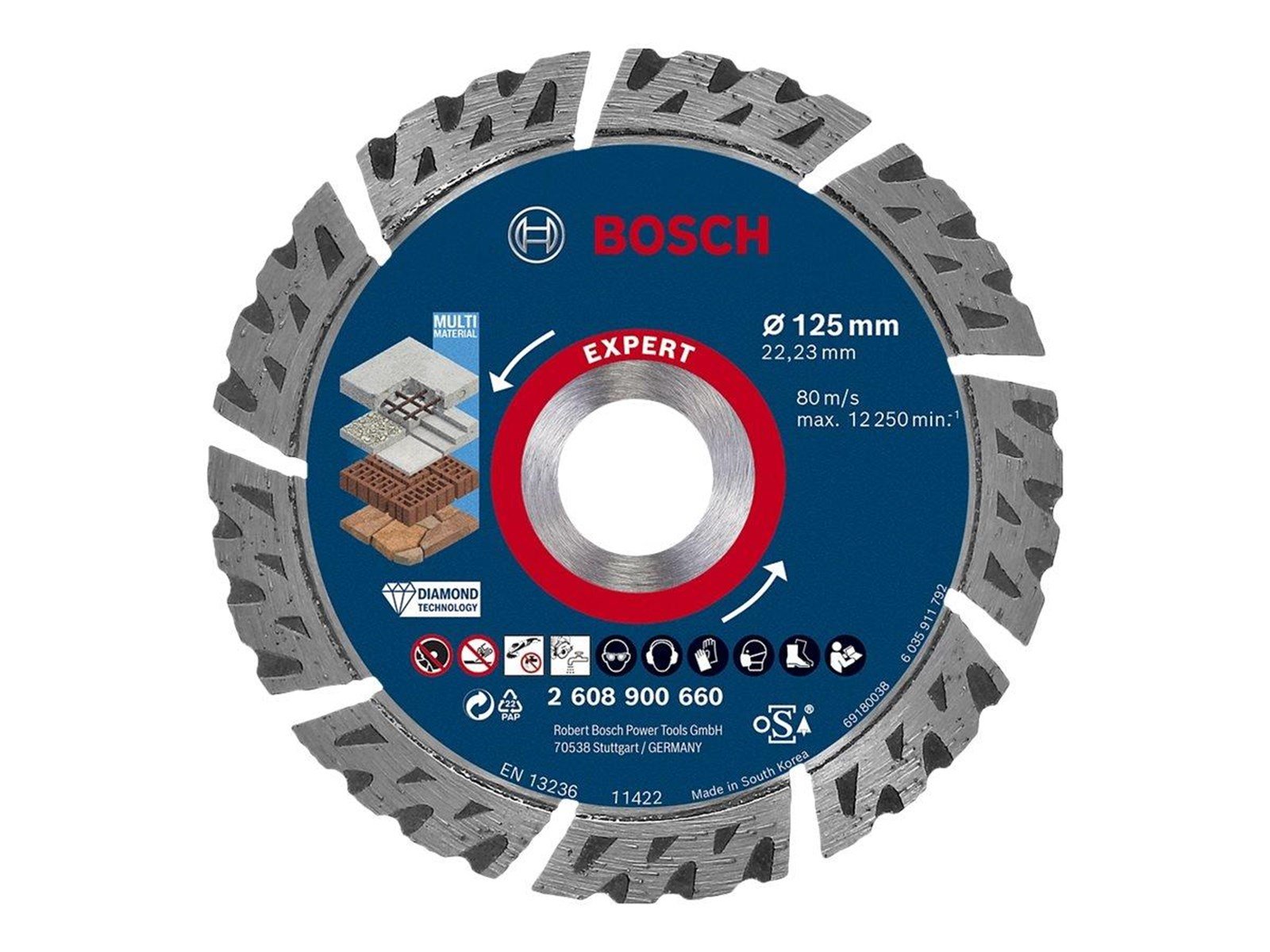 Bosch DIAMANTSKÃ†RESKIVE MULTI 125MM
