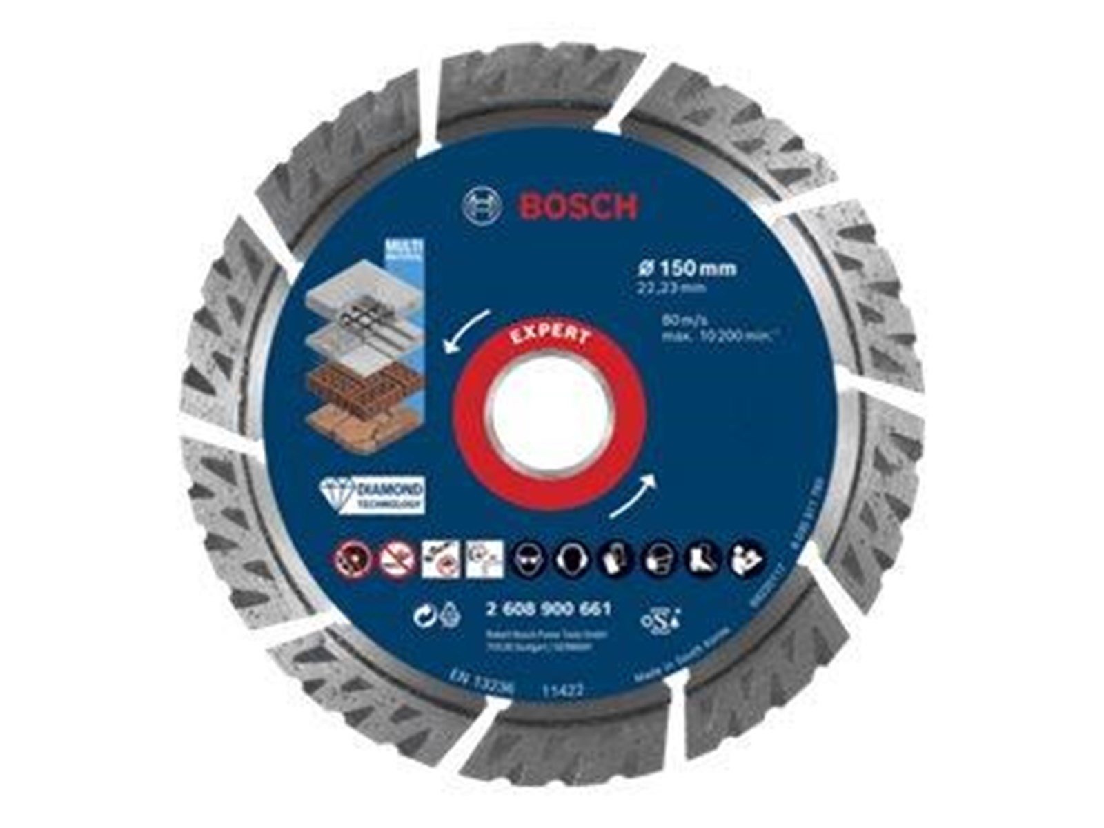 Bosch DIAMANTSKÃ†RESKIVE MULTI 150MM