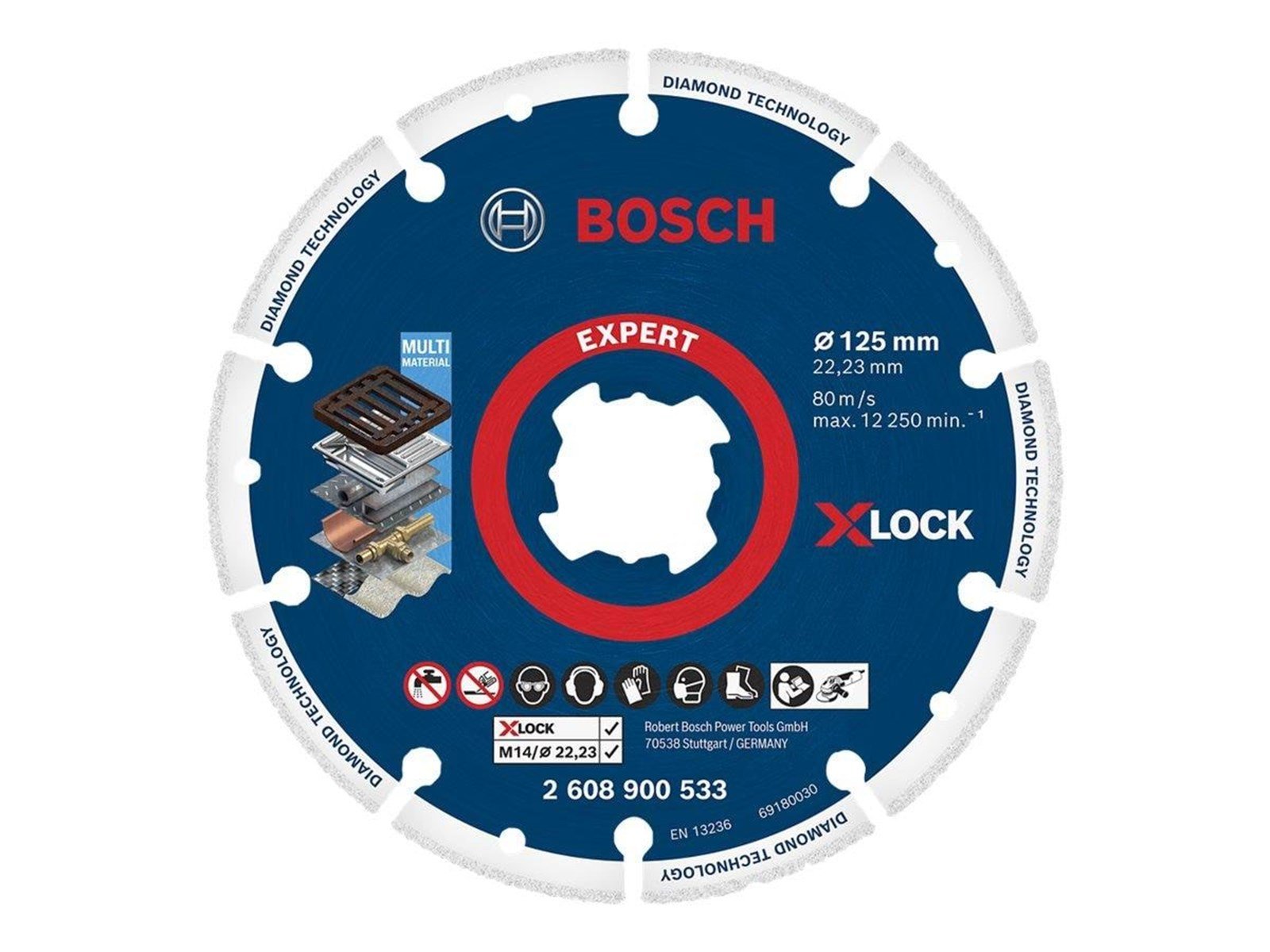 Bosch DIAMANTSKÃ†RESKIVE MULTI 150MM