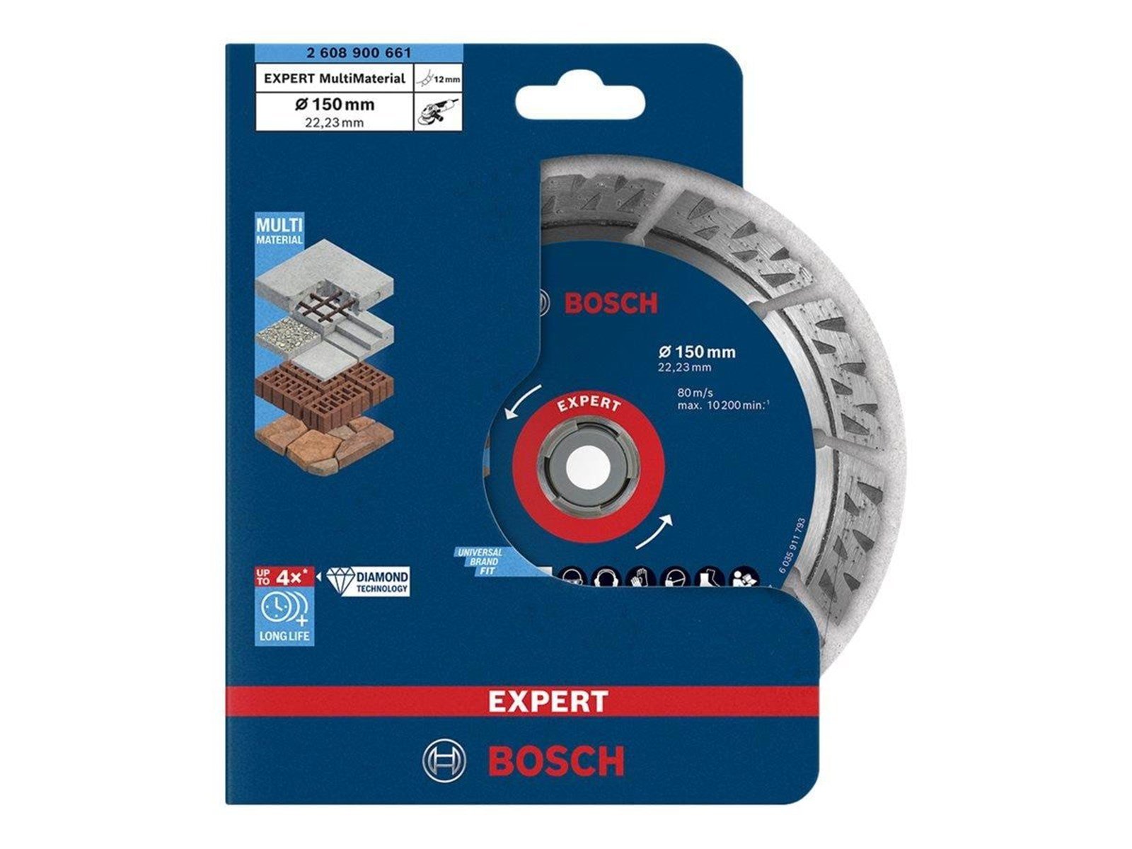 Bosch DIAMANTSKÃ†RESKIVE MULTI 150MM
