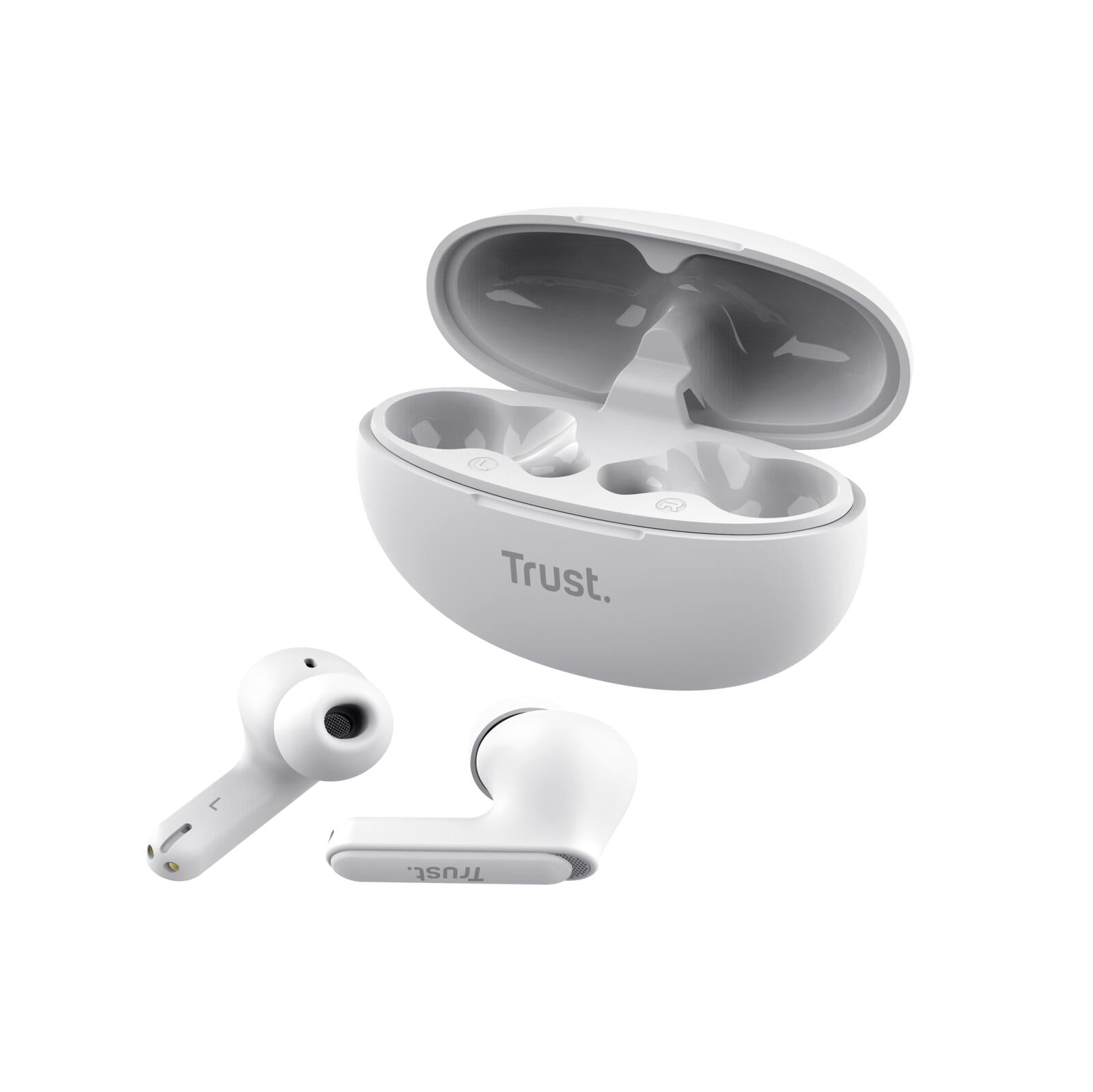 Trust Yavi Bluetooth-ENC-Ohrstöpsel - Weiß