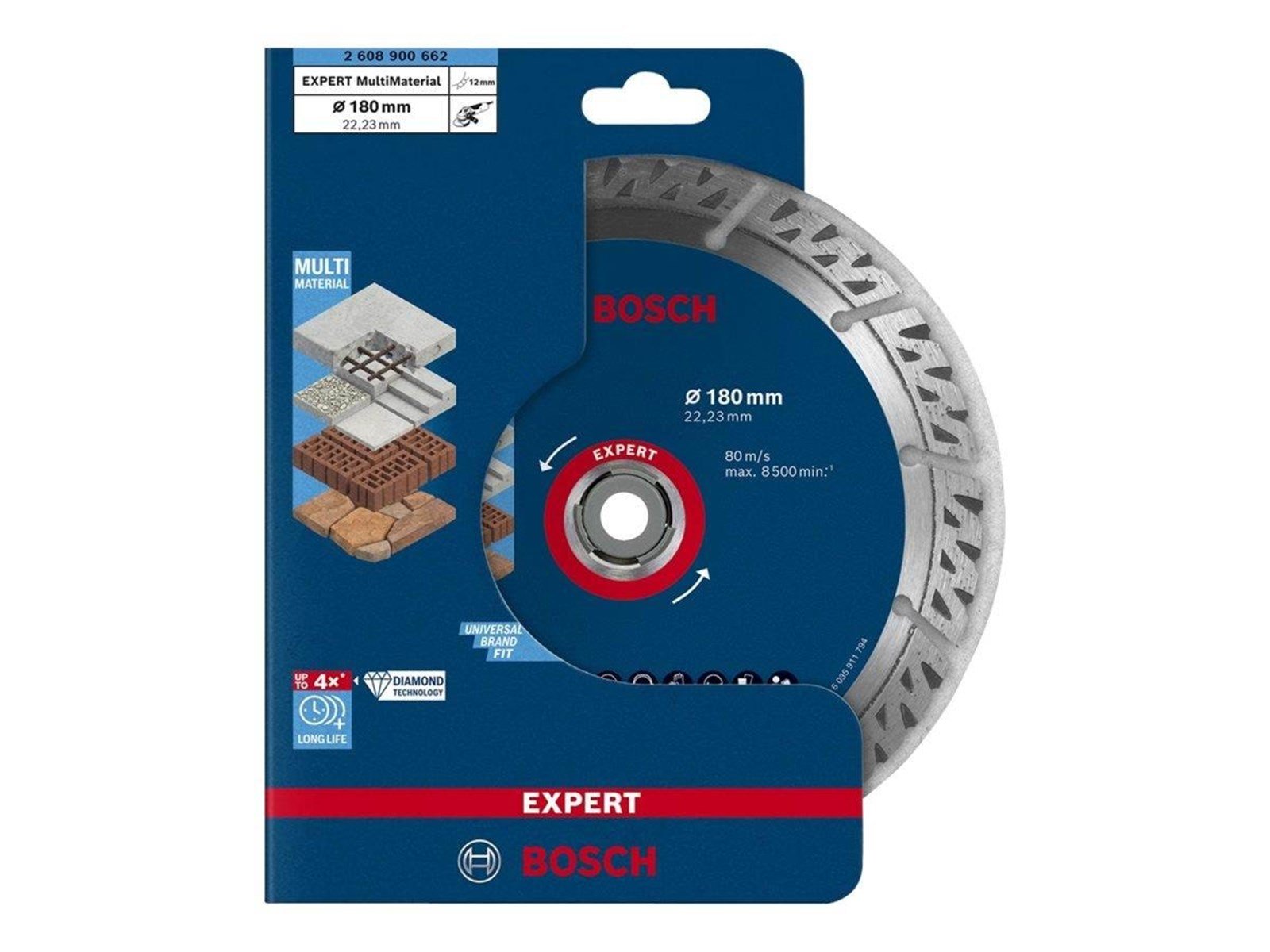 Bosch DIAMANTSKÃ†RESKIVE MULTI 180MM