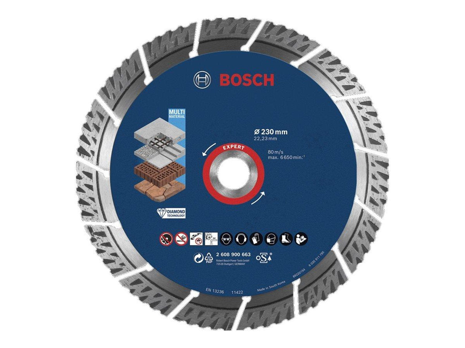 Bosch DIAMANTSKÃ†RESKIVE MULTI 230MM