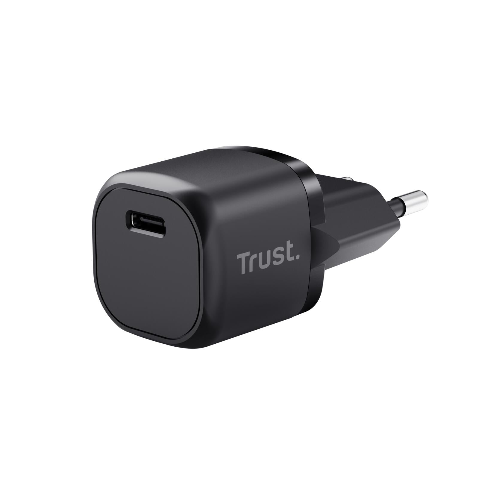 Trust Maxo Ultrakleines USB-C-PD-Ladegerät mit 20 W - Schwarz EU