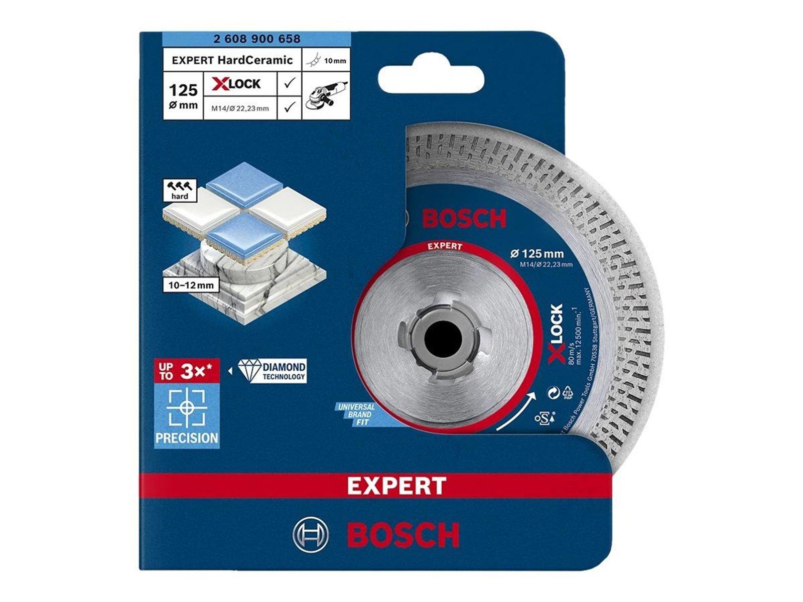 Bosch DIAMANTSKÃ†RESKIVE XL HARDCERAMIC 125MM