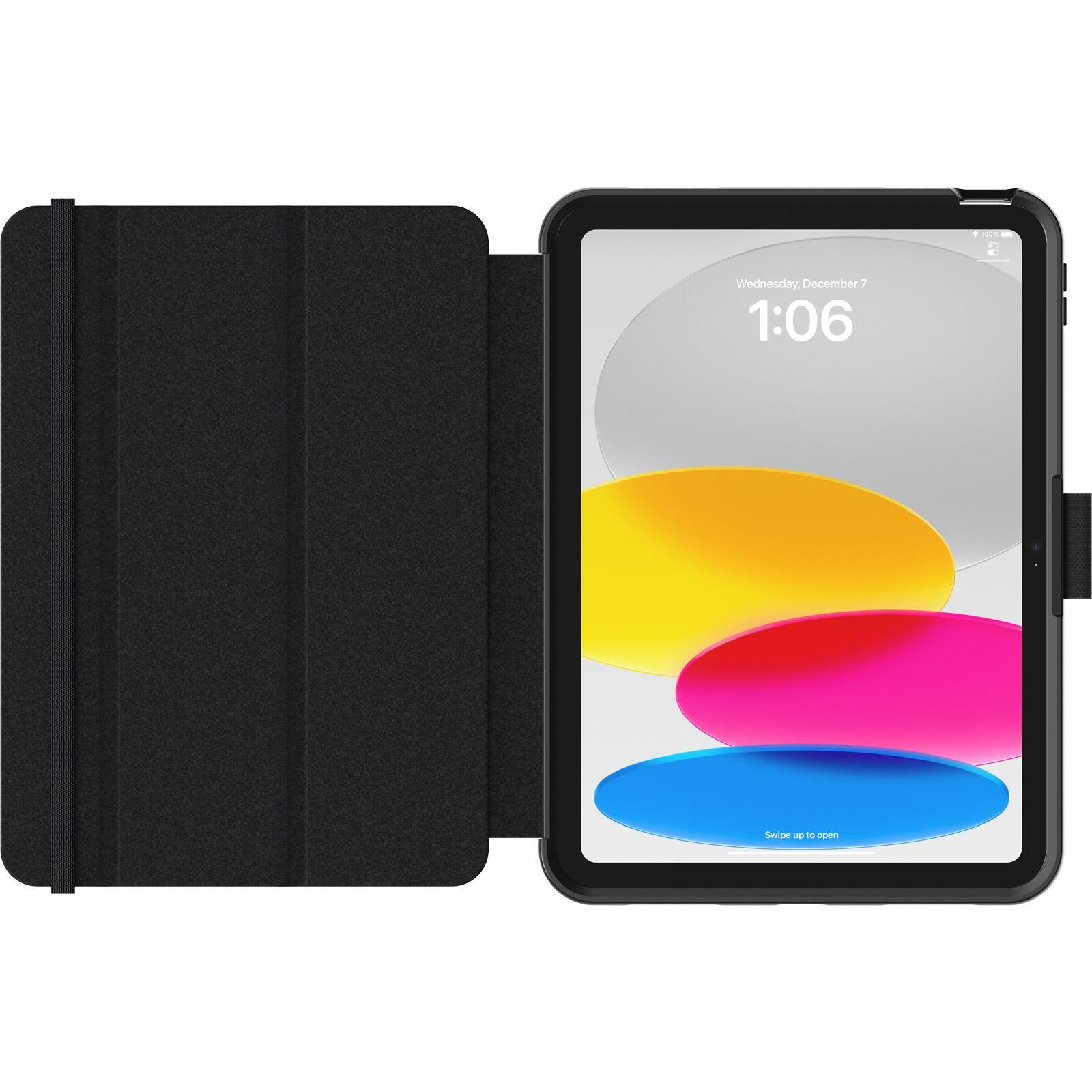 OtterBox Symmetry Folio für das Apple iPad der 10. Generation in Schwarz, 10.9' (ProPack/Bulk)