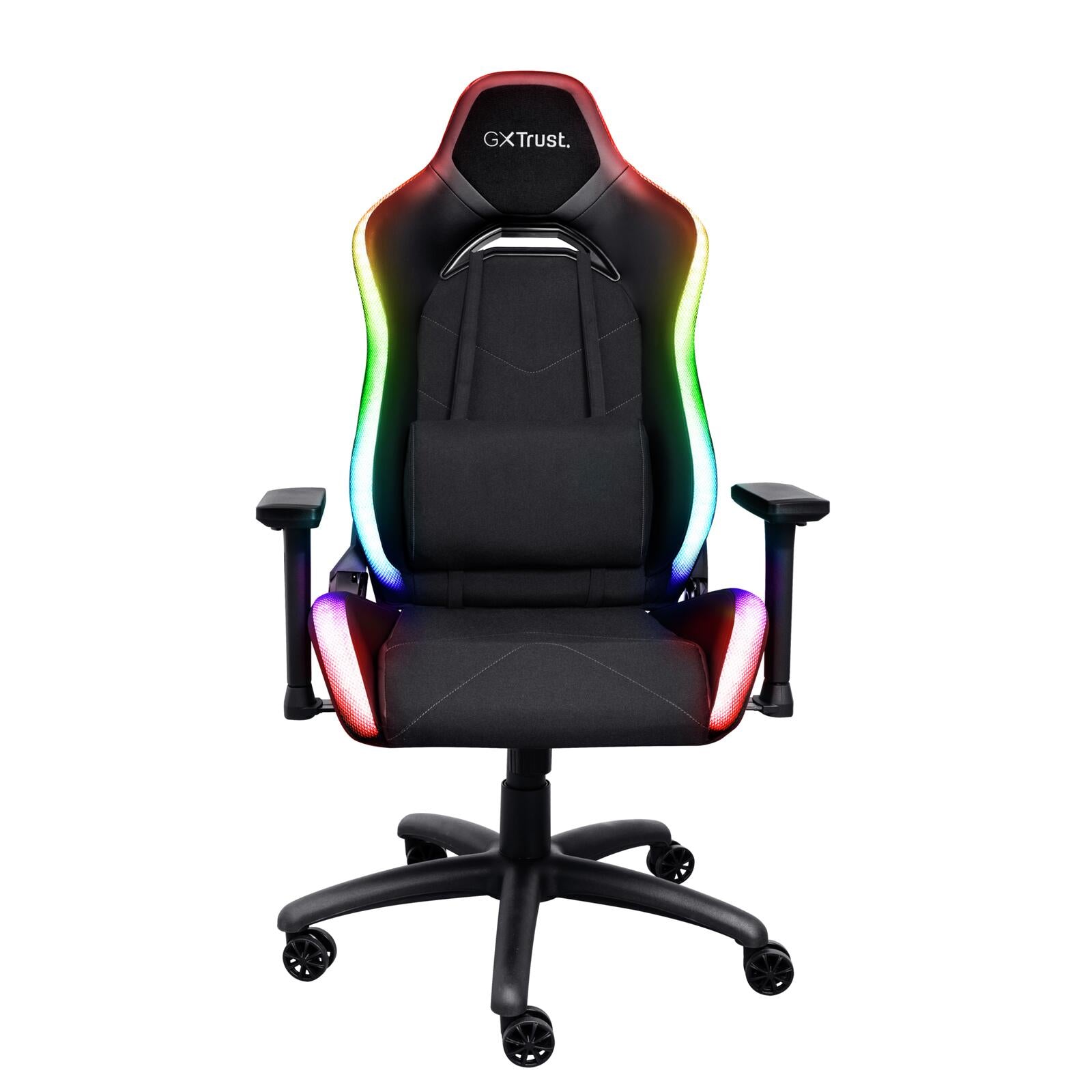 Trust Gaming GXT 719 Ruya Bequemer RGB Gaming-Stuhl - Schwarz