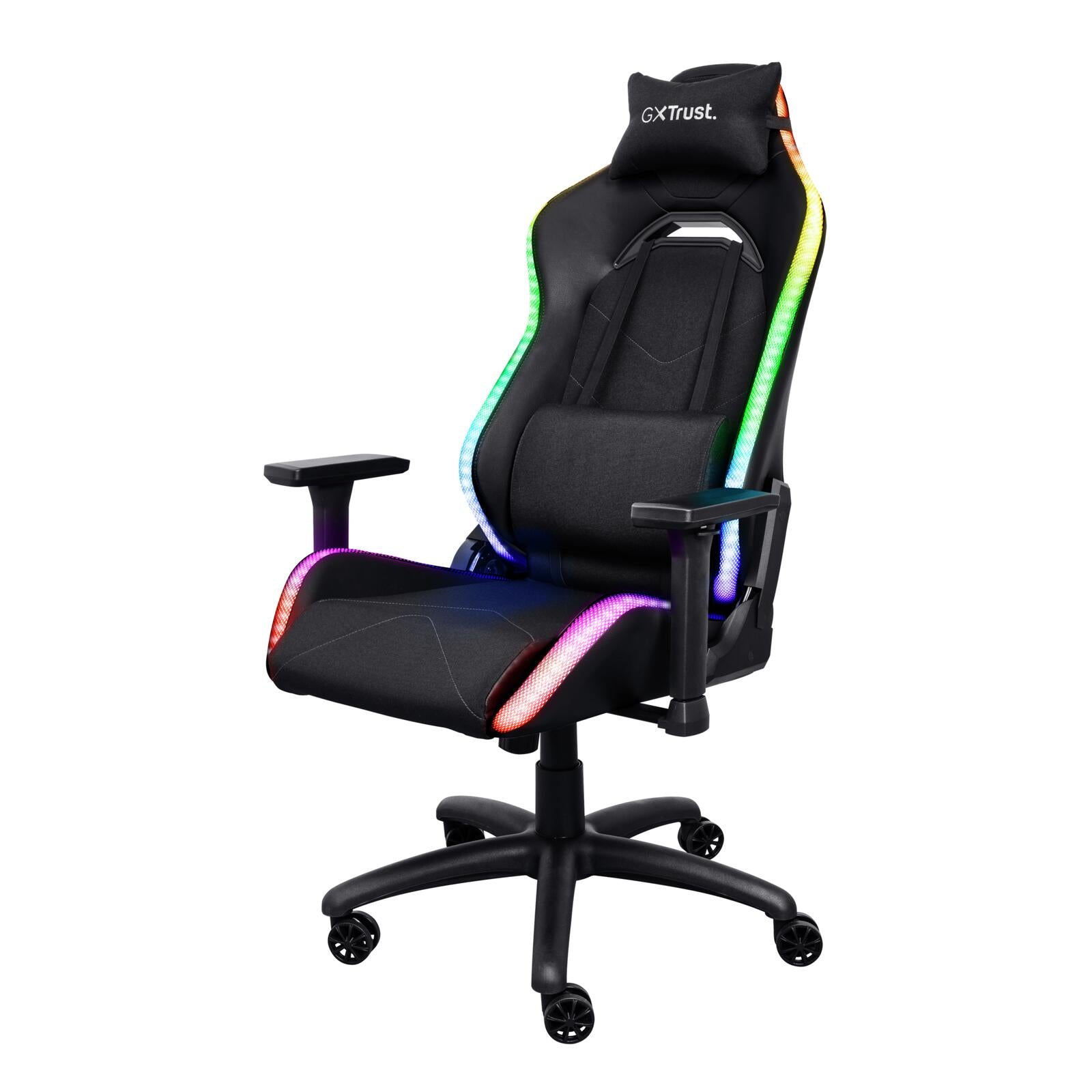 Trust Gaming GXT 719 Ruya Bequemer RGB Gaming-Stuhl - Schwarz
