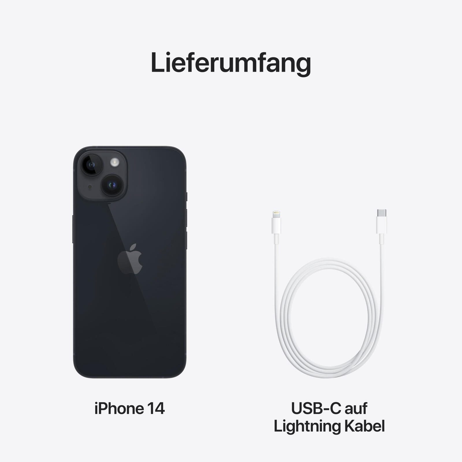 Apple iPhone 14 128GB mitternacht