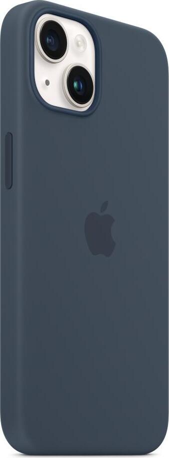 Apple Silikon Case mit MagSafe für Apple iPhone 14, Sturmblau