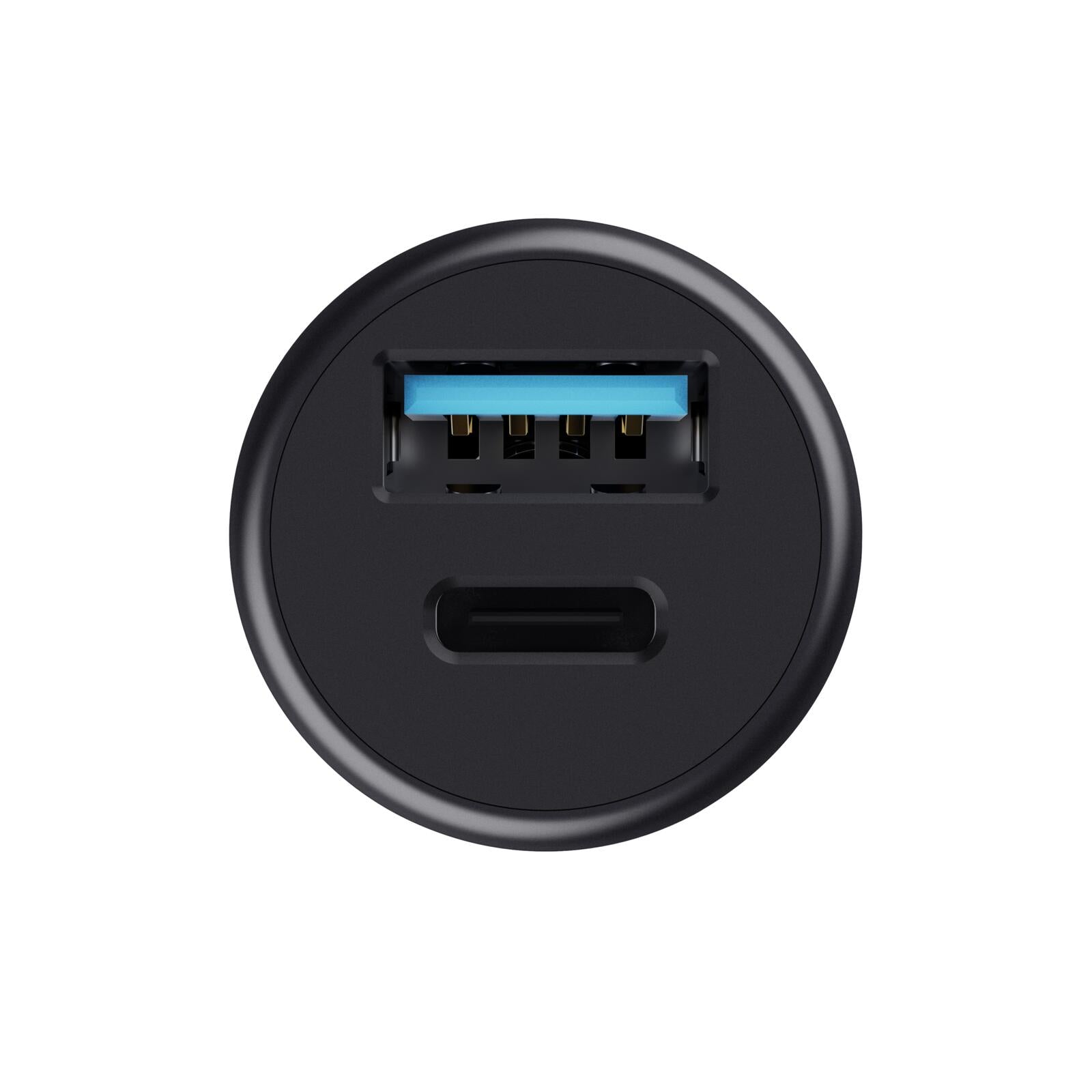 Trust Maxo Schnelles 38-W-Ladegerät fürs Auto mit USB-C und USB-A