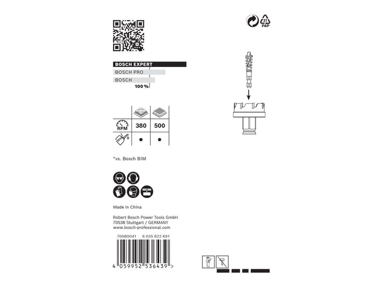 Bosch HULSAV POWERCHANGE SHEET CARBIDE 25MM
