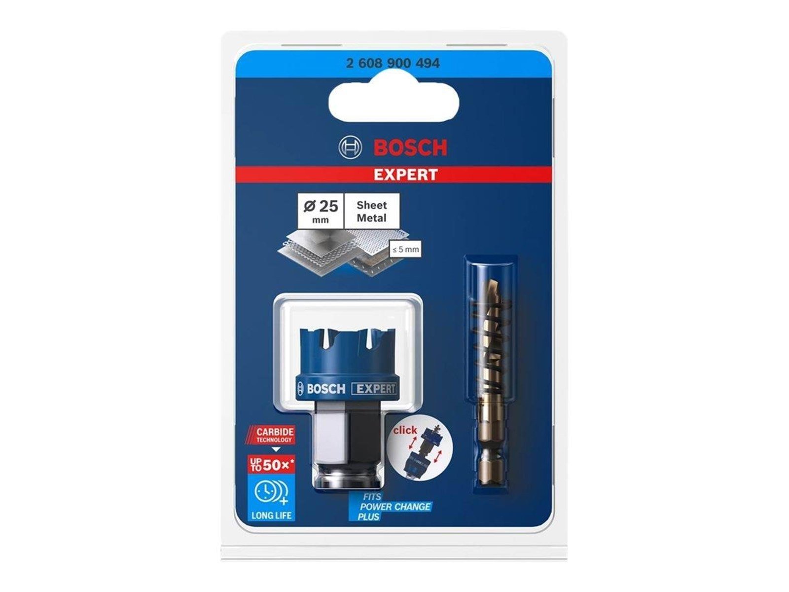 Bosch HULSAV POWERCHANGE SHEET CARBIDE 25MM