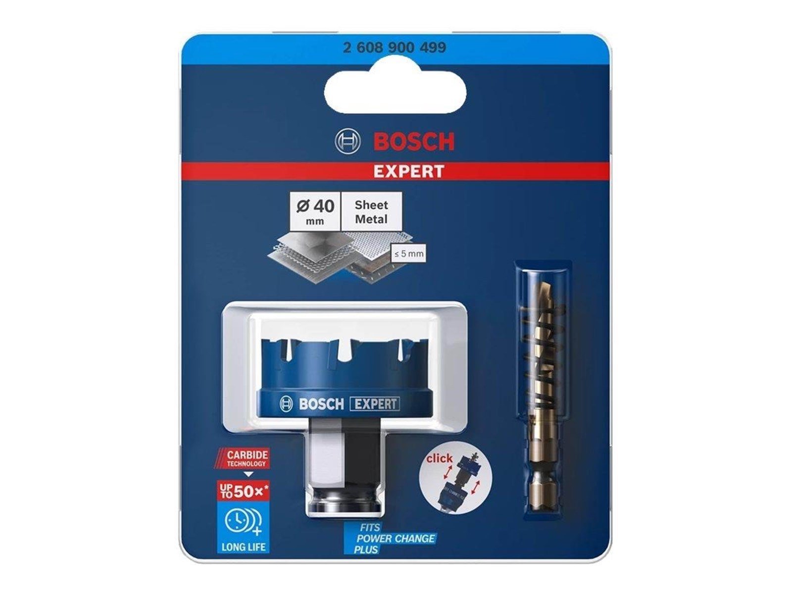 Bosch HULSAV POWERCHANGE SHEET CARBIDE 40MM