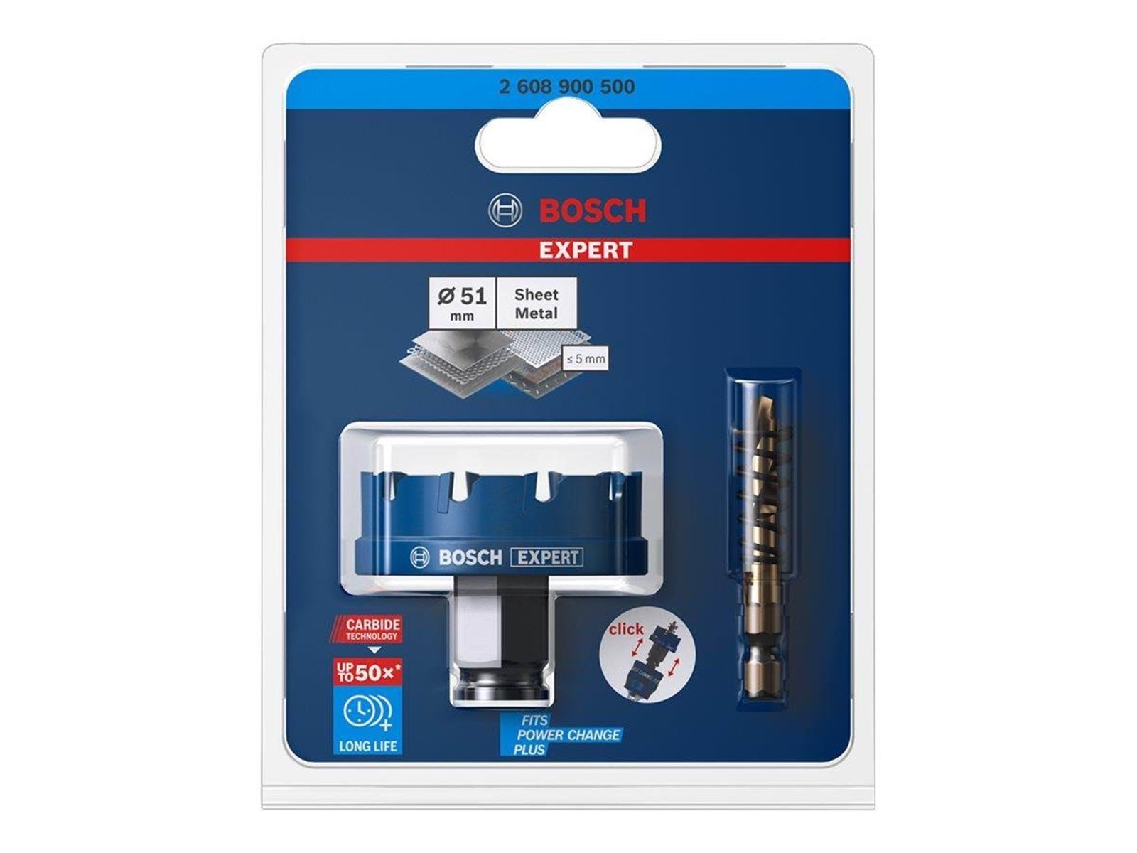 Bosch HULSAV POWERCHANGE SHEET CARBIDE 51MM