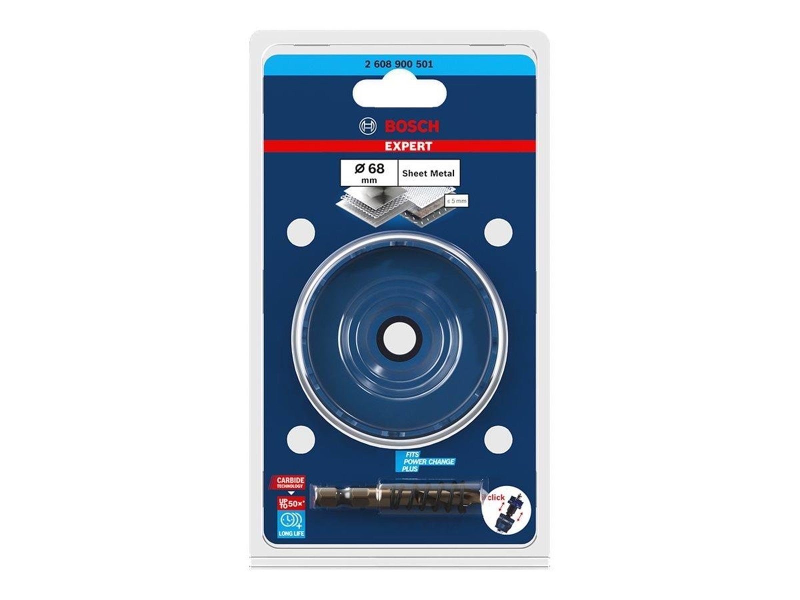 Bosch HULSAV POWERCHANGE SHEET CARBIDE 68MM