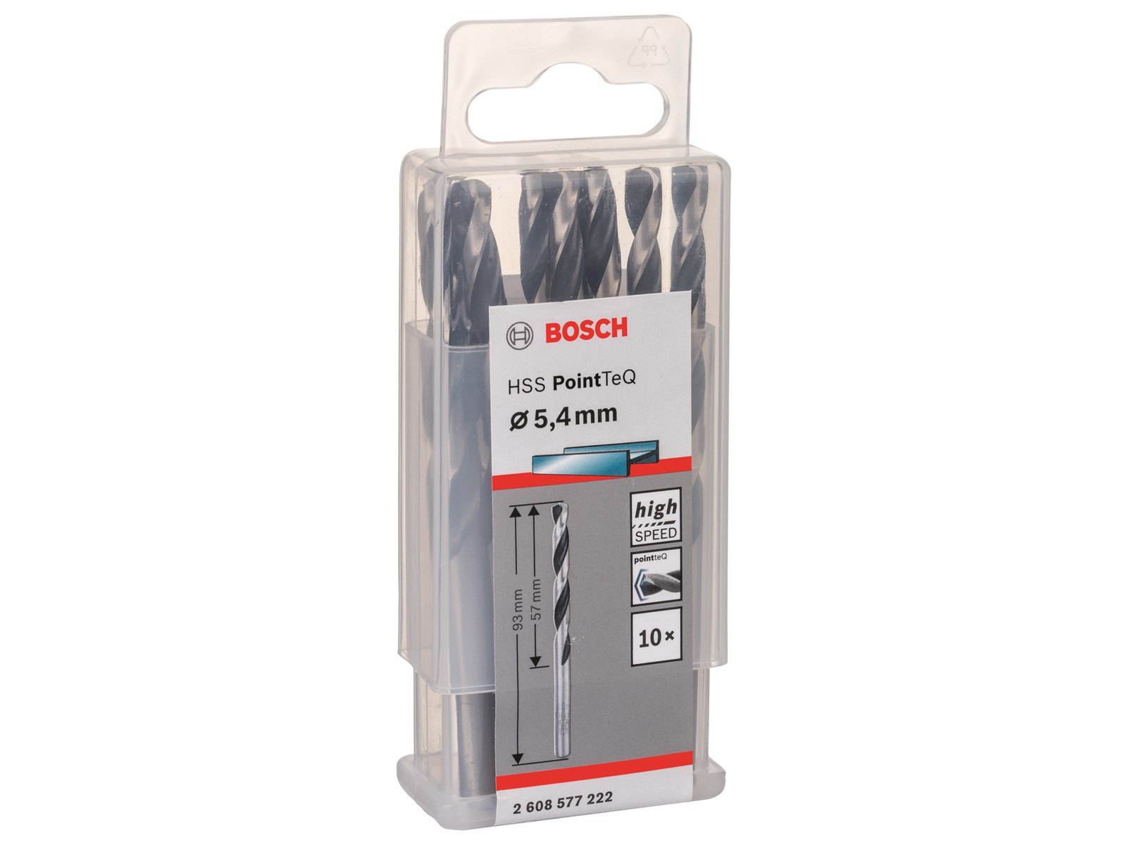 Bosch METALBOR POINTTEC HSS-R 5.4MM 10 STK