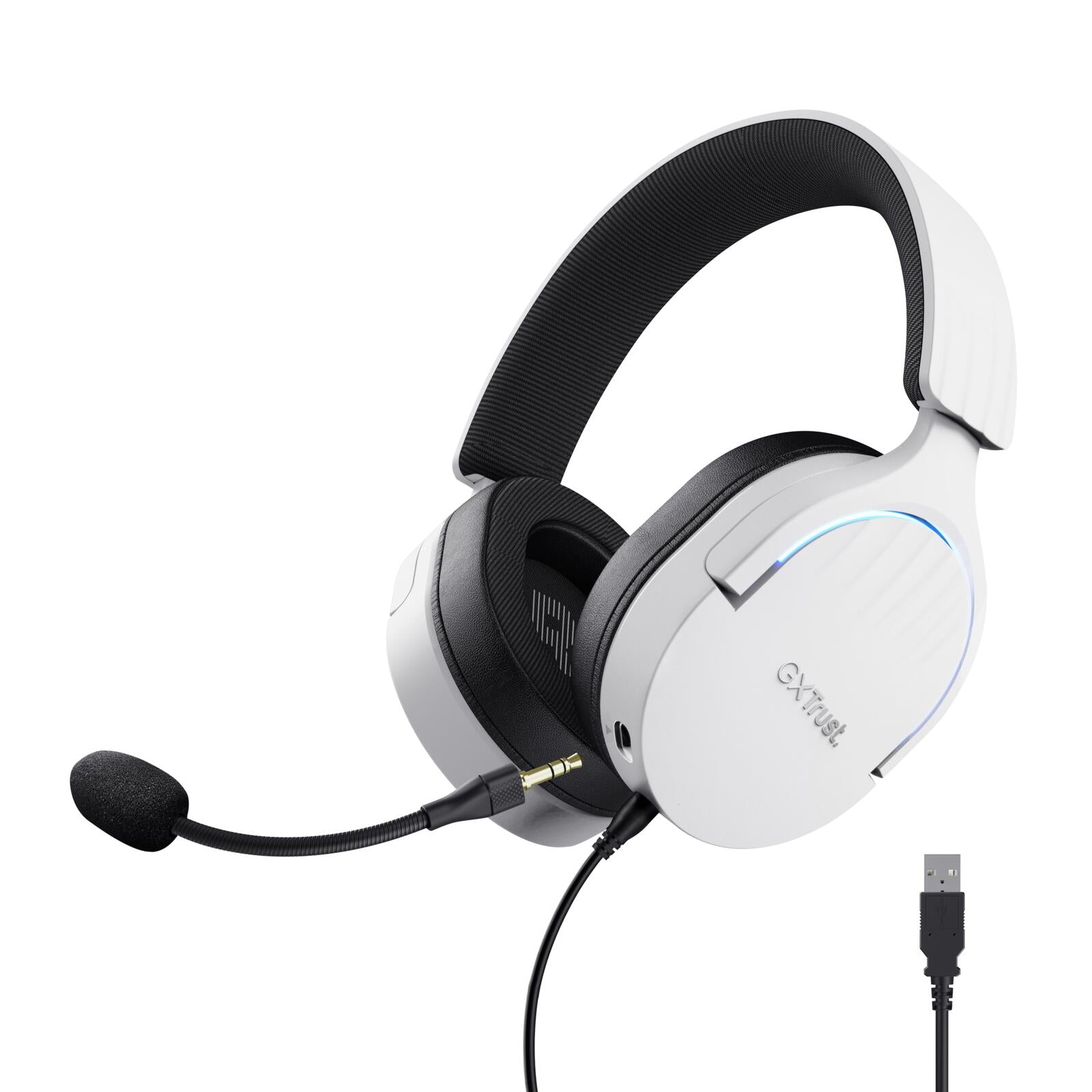 Trust Fayzo 7.1 USB-Gaming-Headset-Weiß