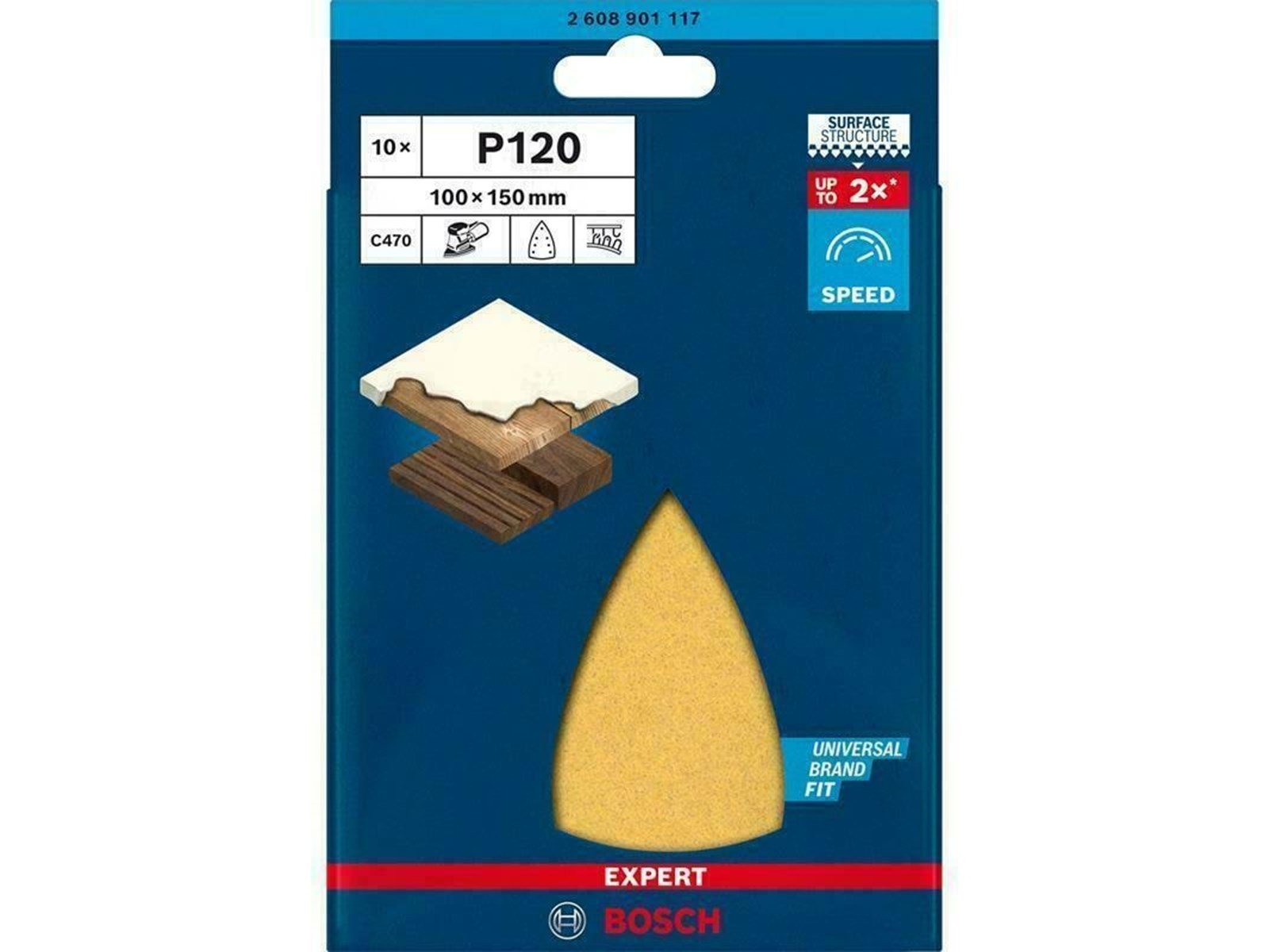 Bosch Expert C470 triangular sanding discs