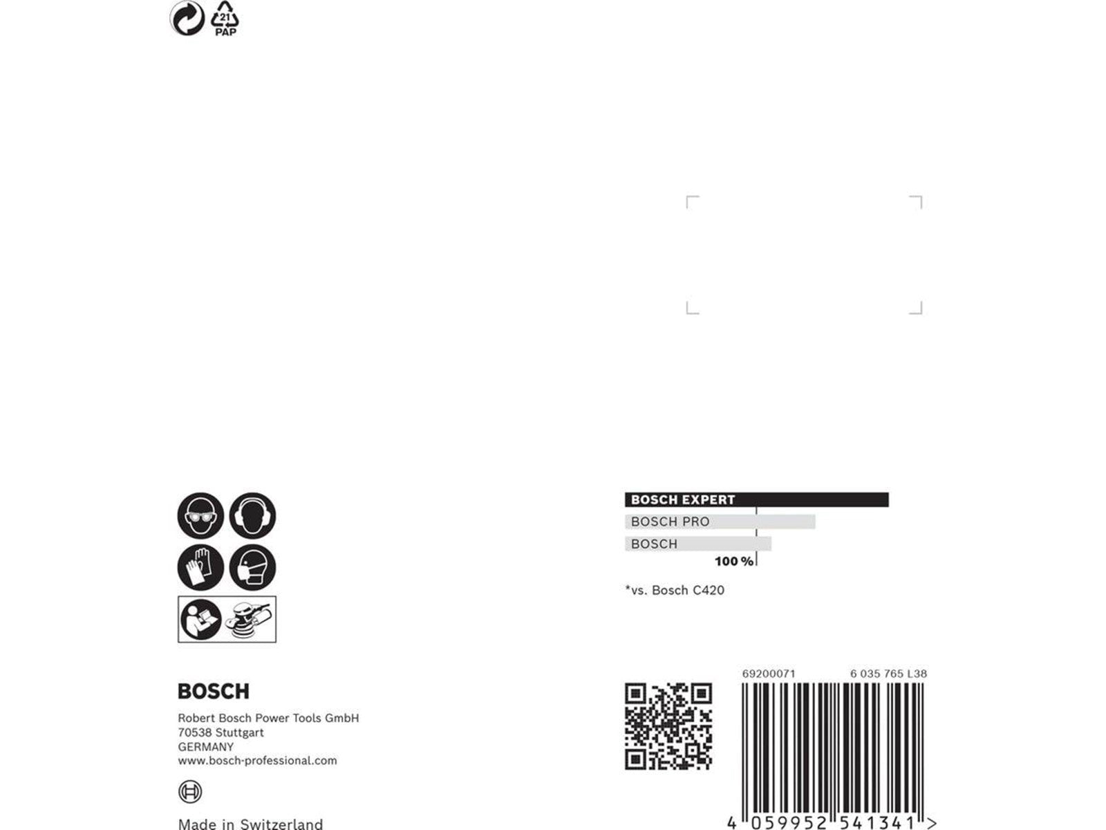 Bosch SLIBEBLAD EXC 125MM K60 8H 5 STK