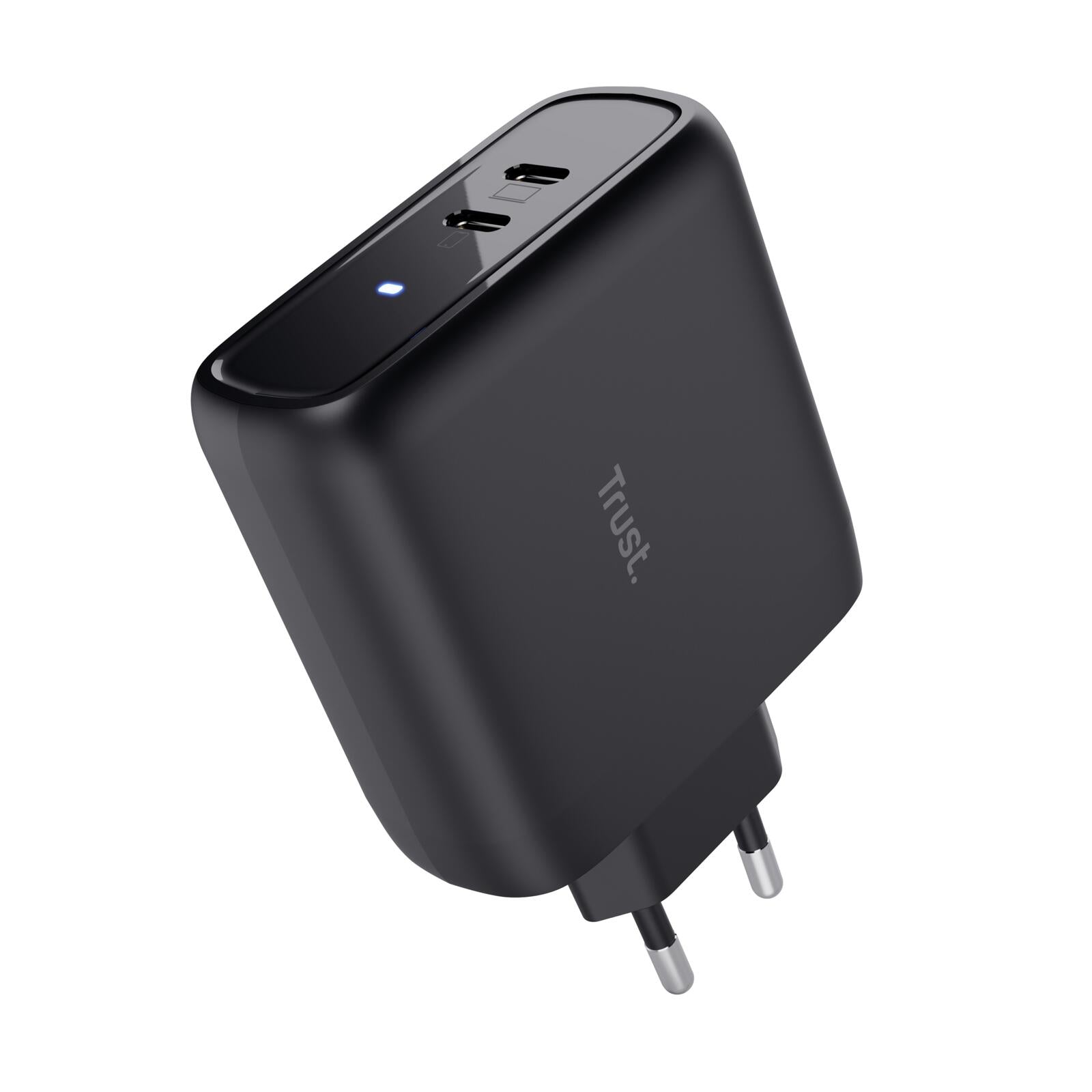 Trust Maxo Duales 65 W USB-C-Ladegerät - Schwarz EU