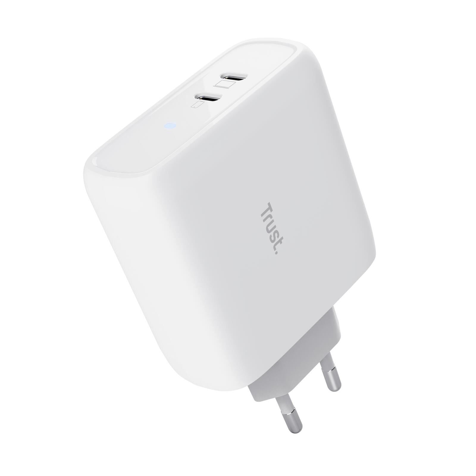 Trust Maxo Duales 65 W USB-C-Ladegerät - Weiß EU
