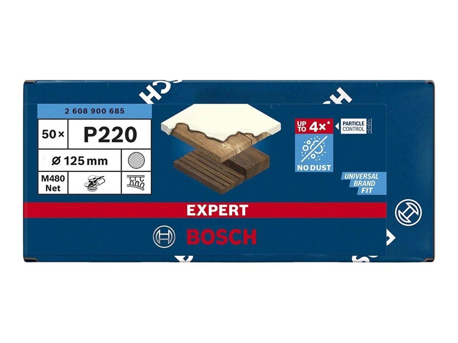 Bosch SLIBEBLAD EXC 125MM NET K220 50 STK