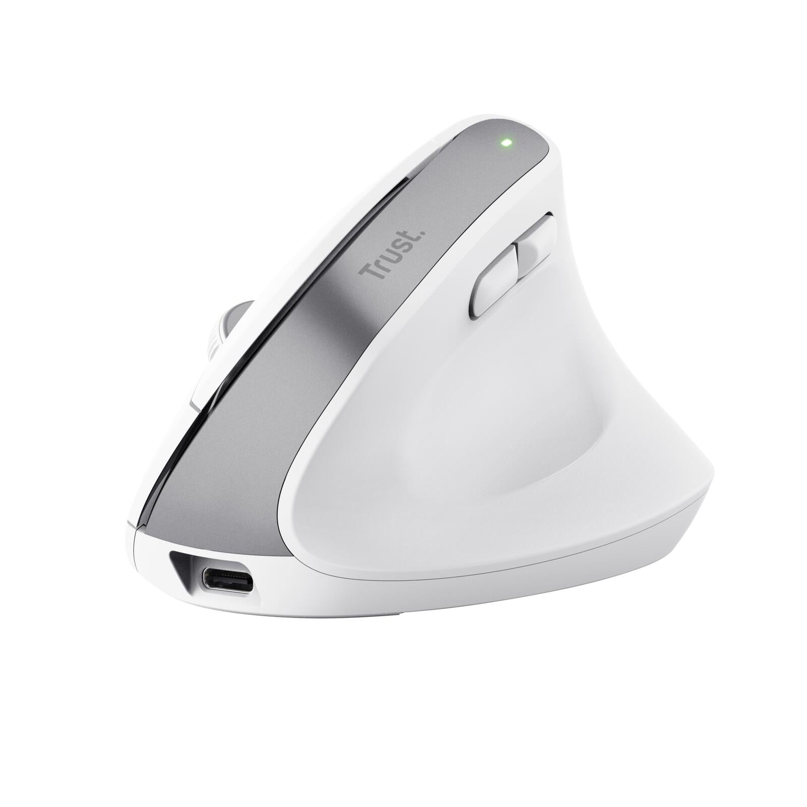 Trust Bayo+ Ergonomische kabellose Maus für mehrere Geräte - Weiß