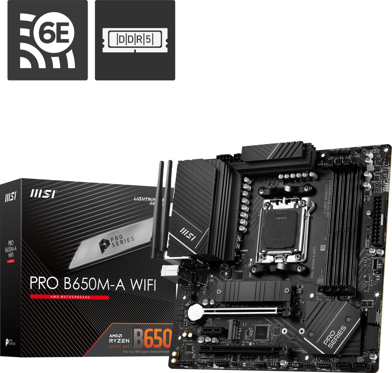 MSI Pro B650M-A WiFi