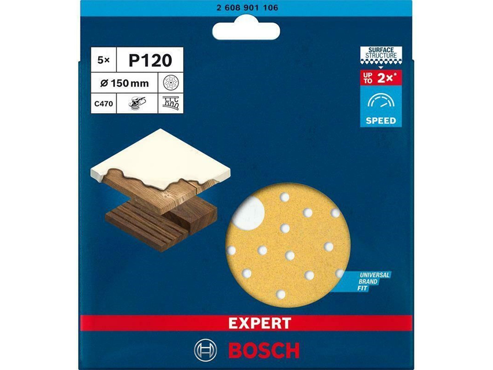 Bosch EXPERT C470 2608901106 5-Pack